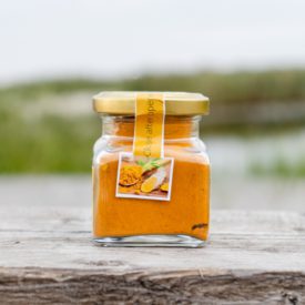 Pure and raw Turmeric powder