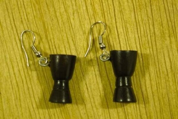 Exotic Earrings, djembe