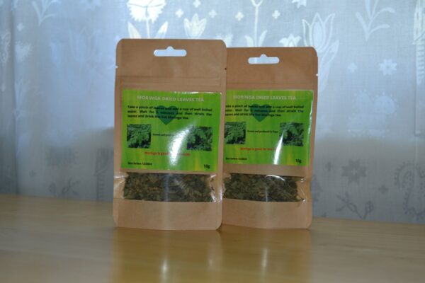 Moringa dried leaves tea