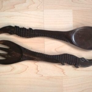 Spoon & fork wooden