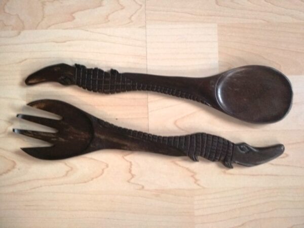 Spoon & fork wooden