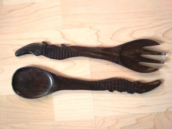 Spoon & fork wooden