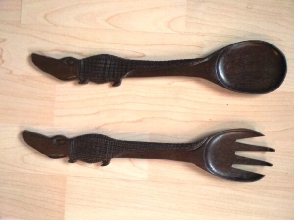 Spoon & fork wooden