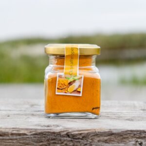 Pure and raw Turmeric powder