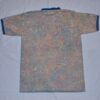 T-shirt batik unisex. In front lion of Juda and on the back dotted line, red-yellow-green, blue collar. 73,5 x 45,5 cm. - Image 2